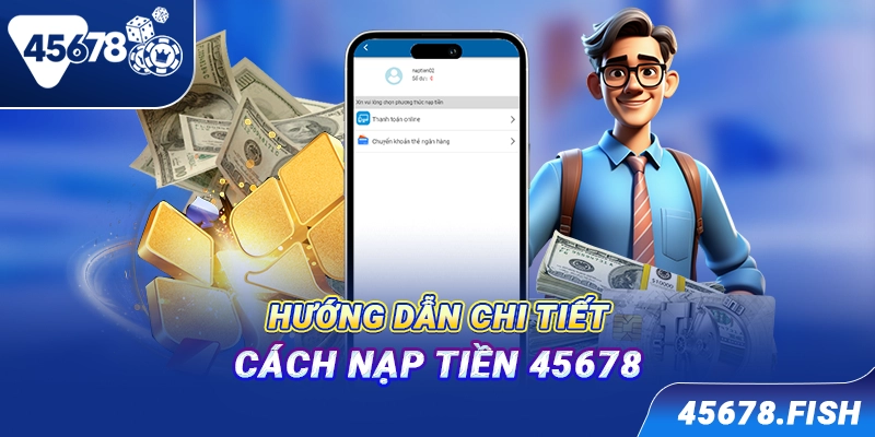 Hướng dẫn chi tiết cách nạp tiền 45678